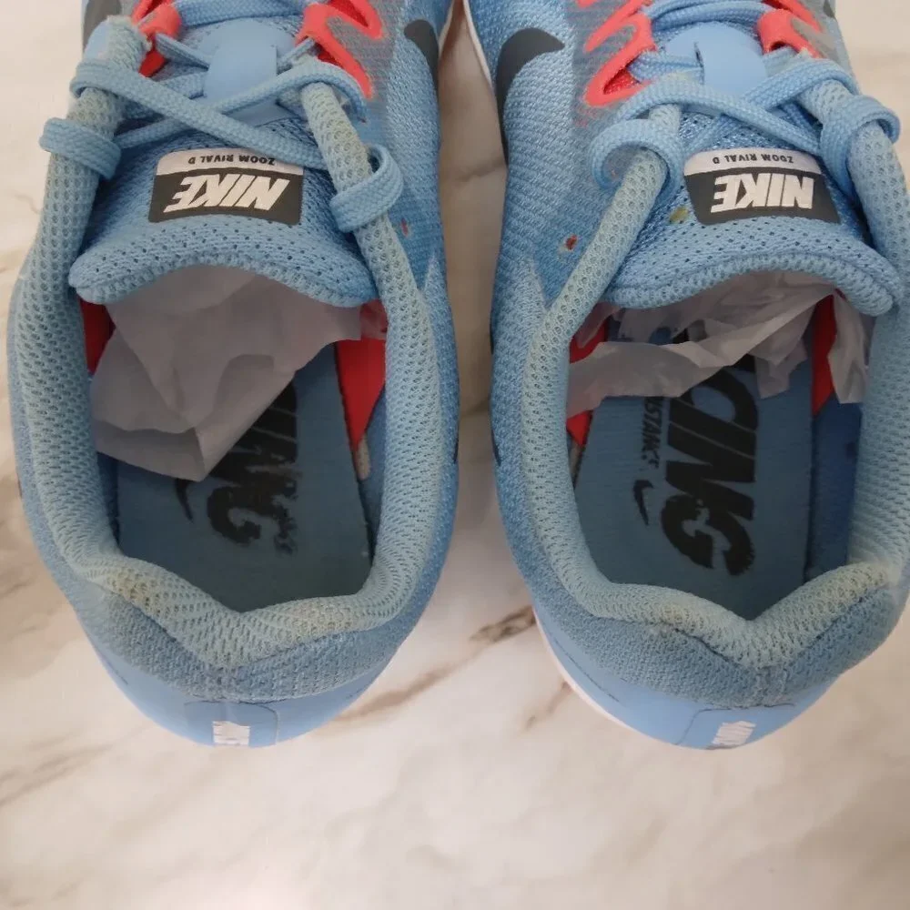 Nike | Zoom Rival D Racing Track Cleats Shoe Blue Women's | Size 9.5